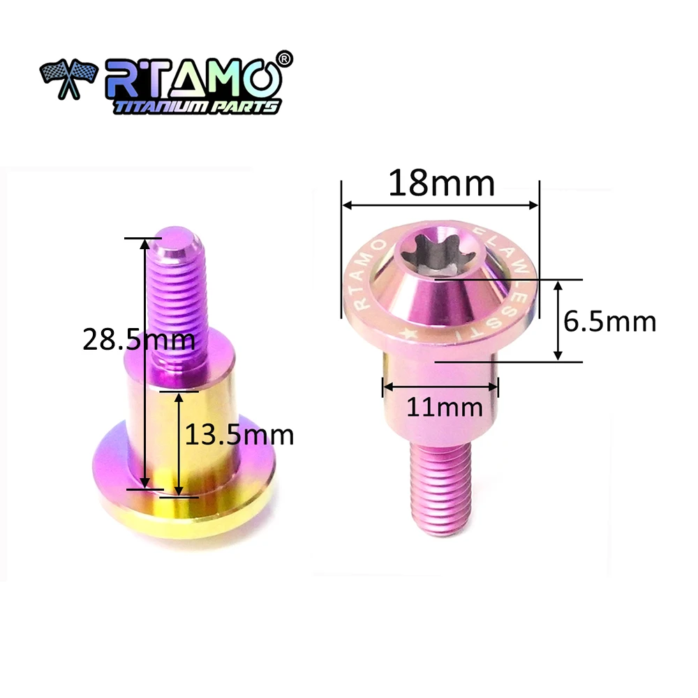 RTAMO Gr5 Titan-Schraube M6X28,5mm Zylinderkopfschrauben für SYM DRG/MMBCU/JET – Detail 1