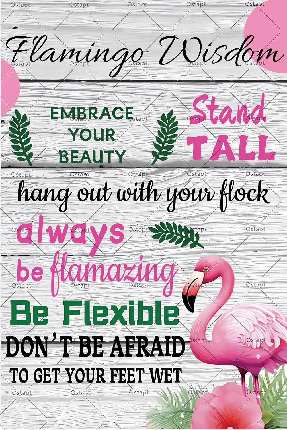 Summer Pink Flamingo Metal Sign Wall Decor Flamingo Embrace Your Beauty Metal Plaque Flamingo Decor For Home Lawn Living Room Ya