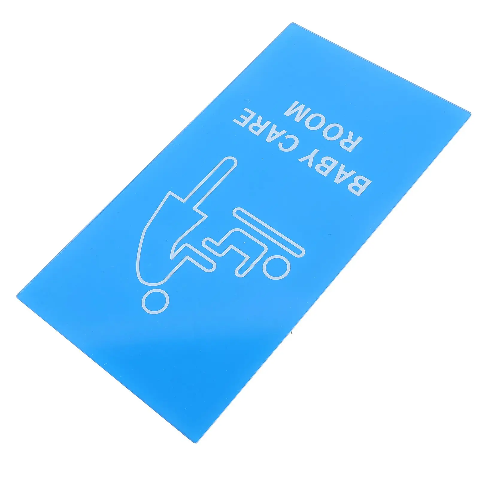 

Baby Care Room Sign Diaper Change Restroom Sign for Door Acrylic Material Simple Design Long Service