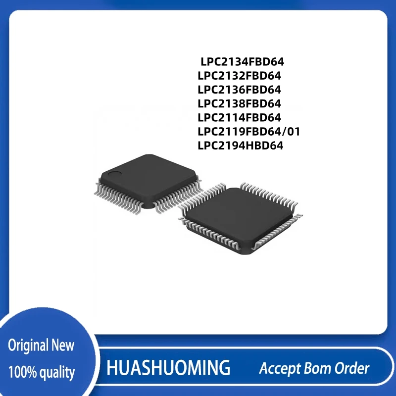 2pcs/lot  LPC2134FBD64  LPC2132FBD64  LPC2136FBD64  LPC2138FBD64  LPC2114FBD64  LPC2119FBD64/01  LPC2194HBD64