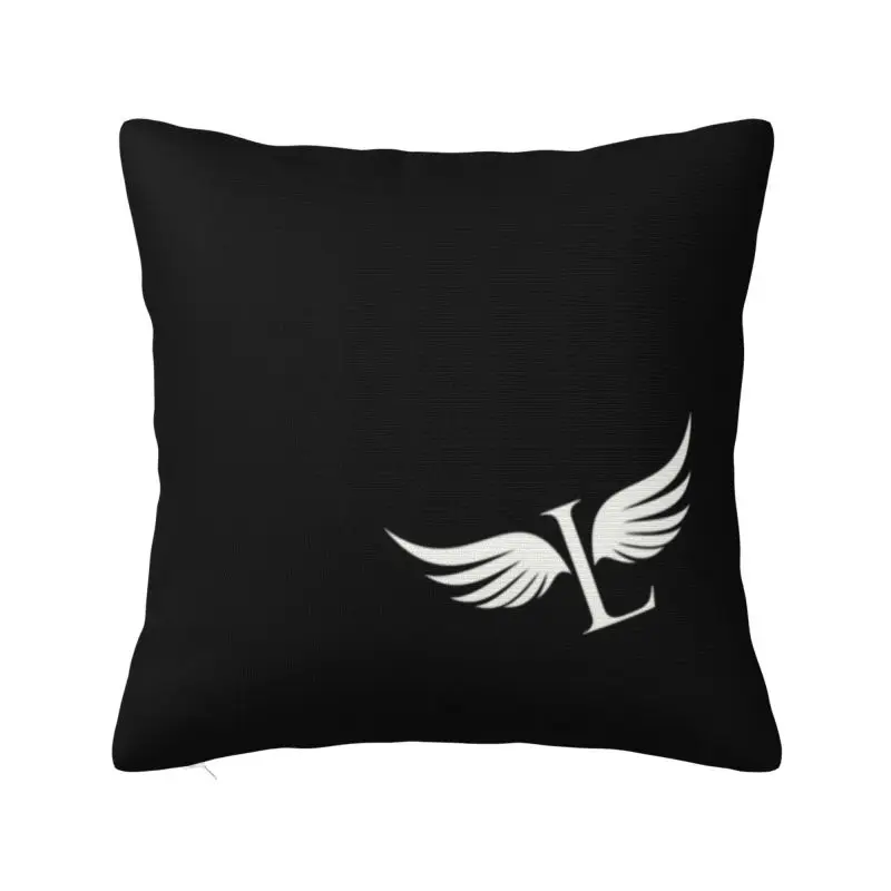 

Nordic Lucifer Wings Logo Cushion Cover Soft Morningstar Devil Pillow Case Bedroom Decoration