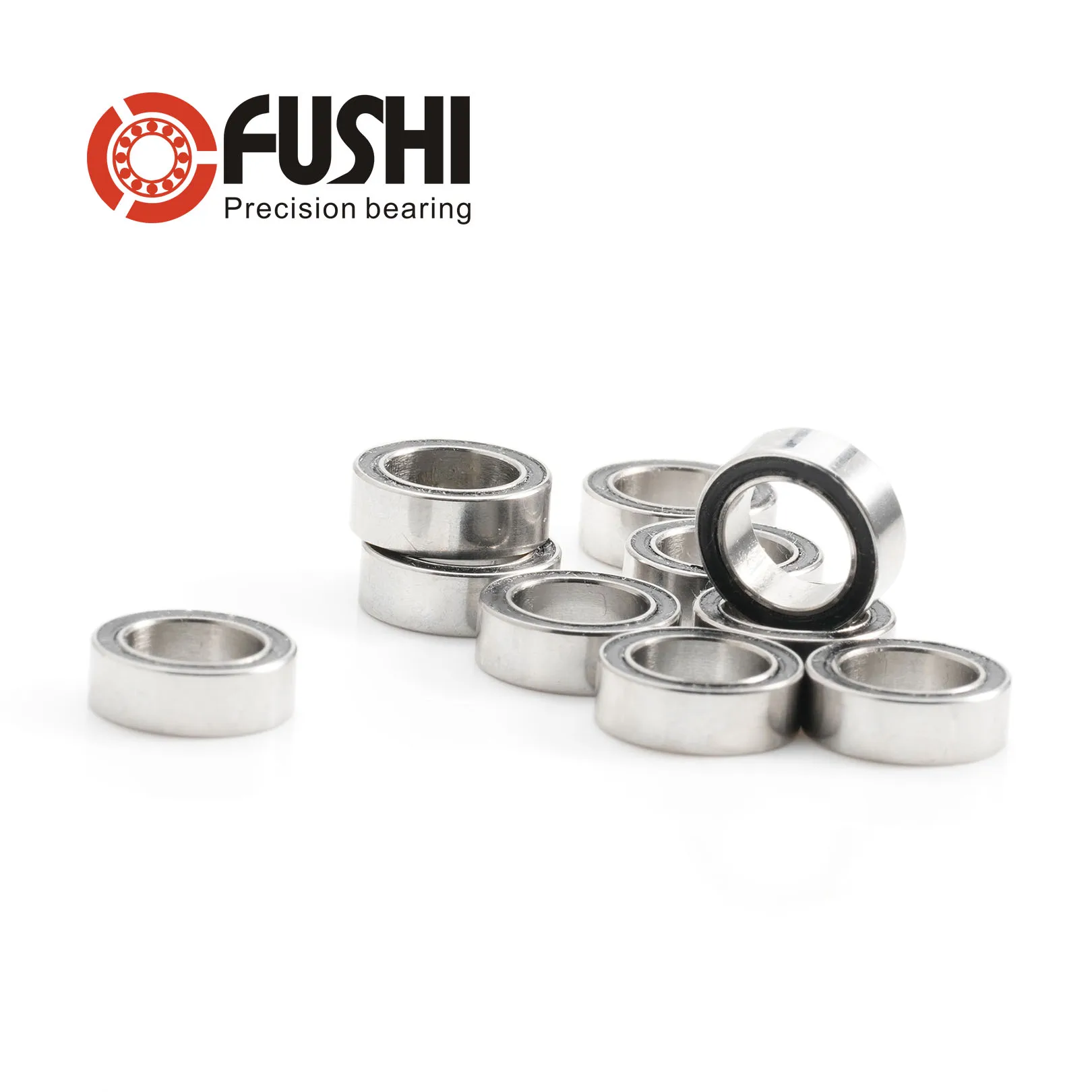 R168RS Lager ABEC-7 10Pcs 1/4 "x3/8" x1/8 "zoll Miniatur R168 2RS Ball lager Für RC Modell Teile R168-RS RI-614DD – Detail 3