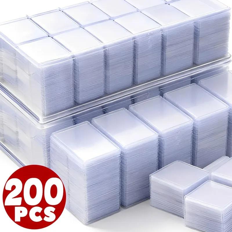 

10/200 шт. Прозрачные пластиковые защитные чехлы для игровых карт, для хранения коллекционных карточек Star