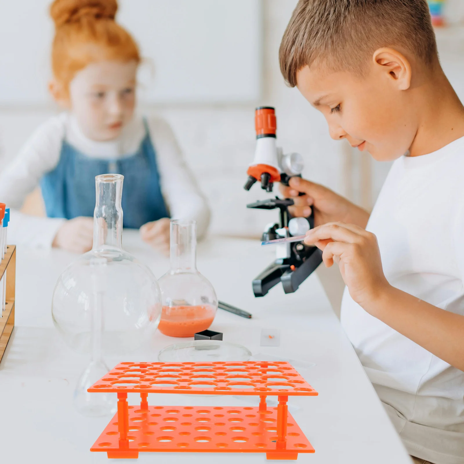 

Laboratory Detachable Tube Rack 50 Holes Holder for 15ml 50ml Tubes Scientific Experiment Use Detachable Tube Racks