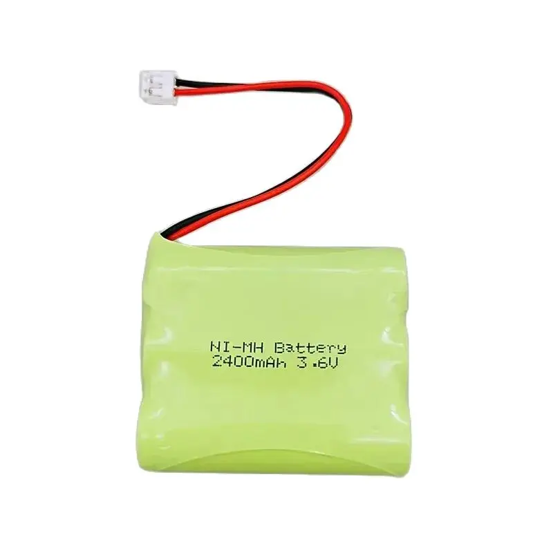 2pcs/lot Cordless Telephone AA DC 3.6V 1200mAh 2400mAh Rechargeable Battery Pack