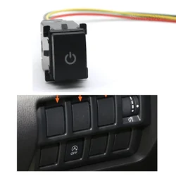 1PC Auto LED Light Power Supply On Off Switch Push Button Switch Retrofit Switch For Subaru Forester (SK) 2019 2020 2021