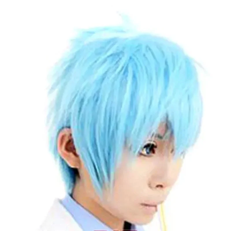 شعر مستعار قصير اصطناعي أنيمي للكوسبلاي ، ألياف درجة حرارة عالية ، أسود ، أبيض ، أرجواني ، أزرق ، أحمر ، أصفر ، حفلة تنكرية ، 30