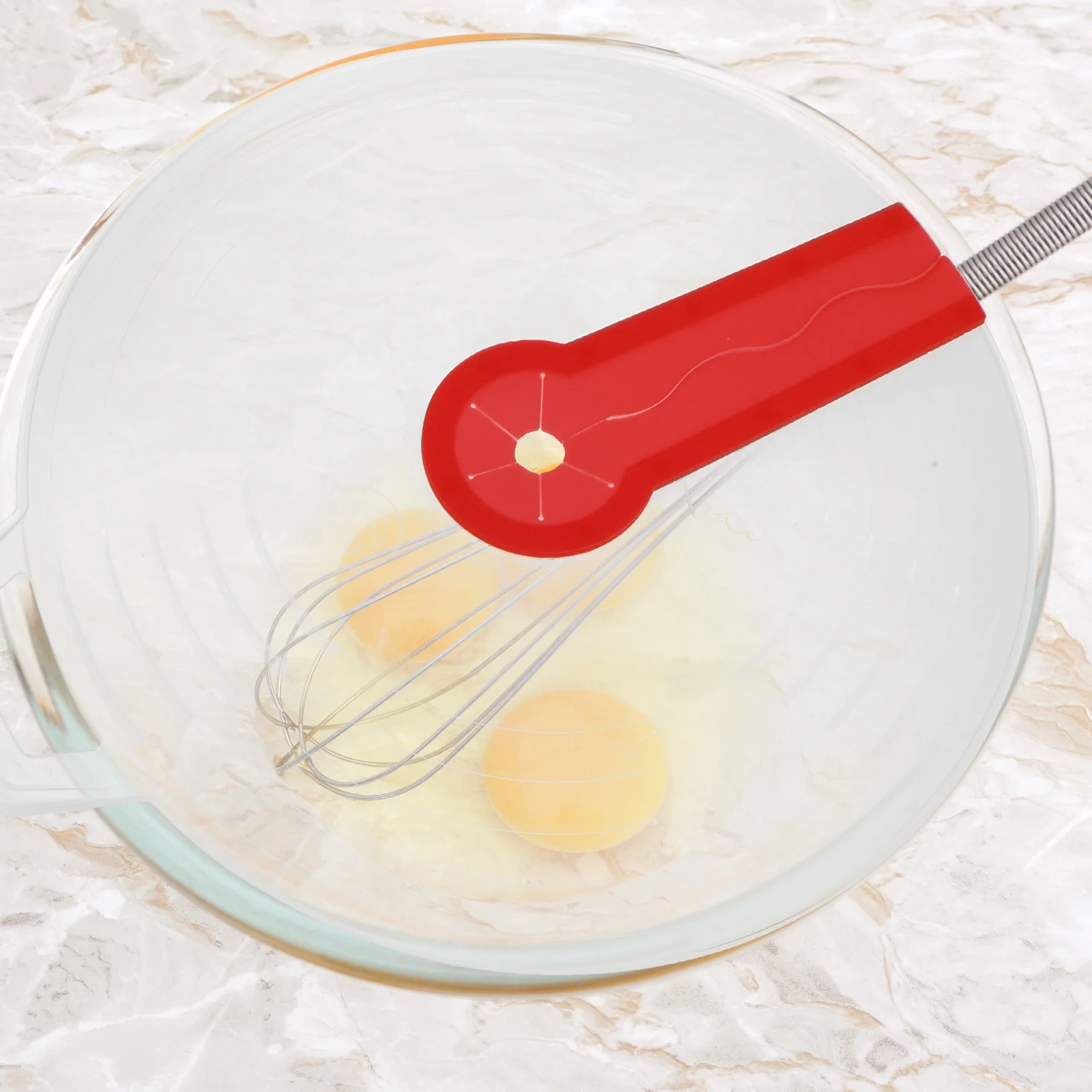 

3Pcs Mixing Bowl Anti Overflow Cover Silicone PP Splash Proof Lid for Egg Basin Whisk Hand Mixer Baking Kitchen Splatter Guard