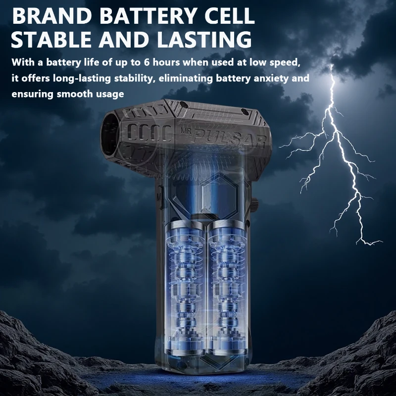 X11Pro Turbo Jet Blower 990000RPM Motor Tanpa Sikat Peniup Udara Kuat Kecepatan Angin 75m/s 10000mAh Kipas Turbo Kencang Kit Vakum