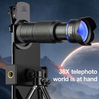 Mobile Phone Telescope 36X Magnification Clear Lens Portable Outdoor Hiking Bird Watching Concert Monocular Handheld Telescope
