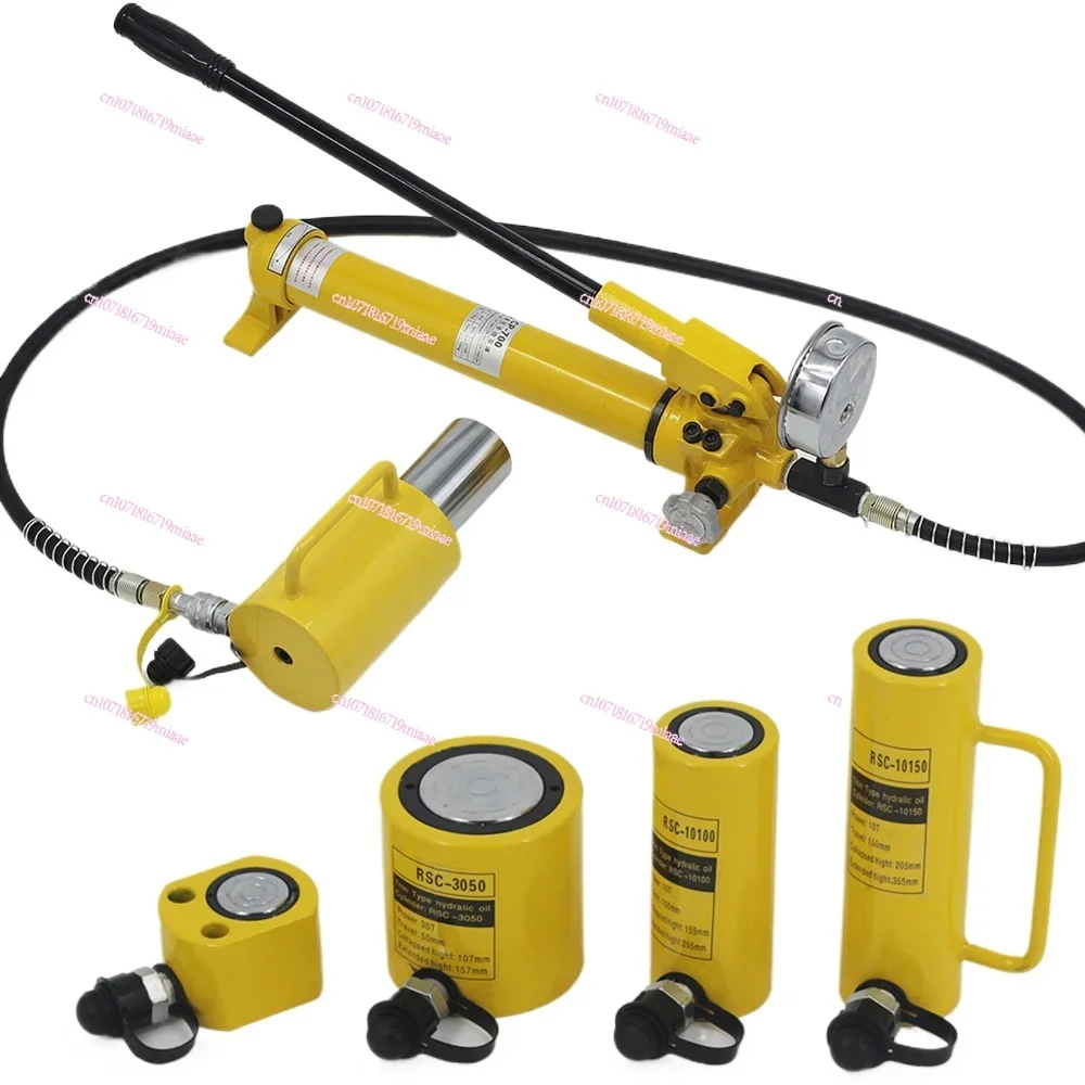 

Separate hydraulic jack vertical 10T20T30T50T100 tons split daughter gold ultra-thin top cylinder lateral