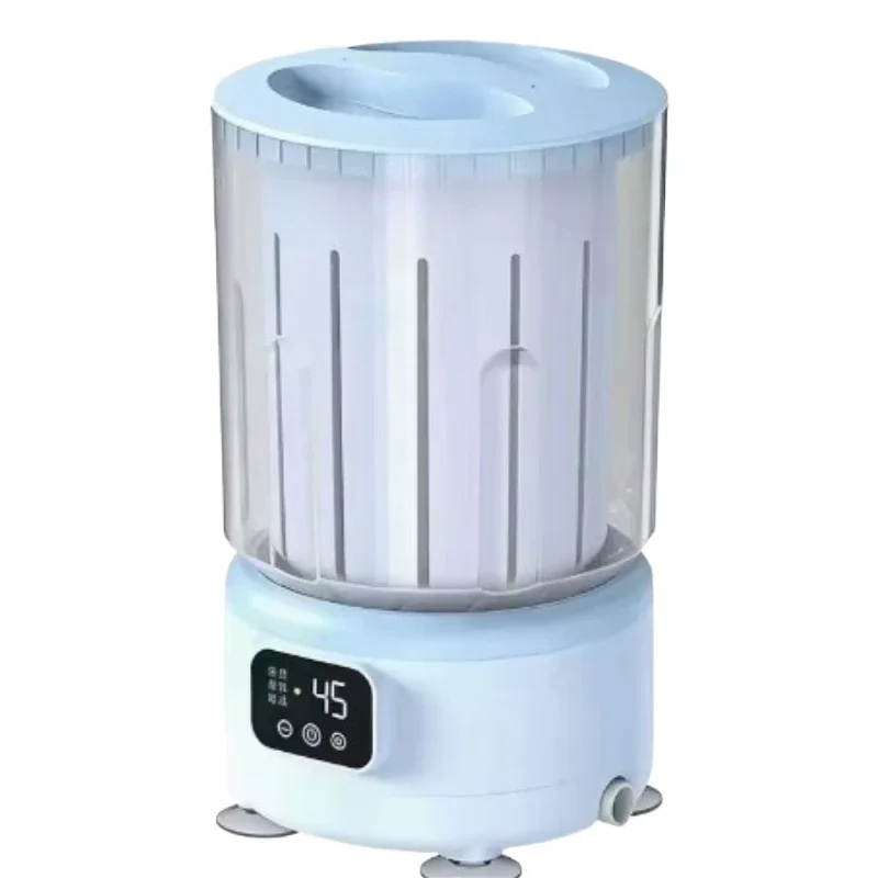 Mini Portable Underwear Socks Washer Wireless USB Charging Compact Laundry Device for Apartment Camping
