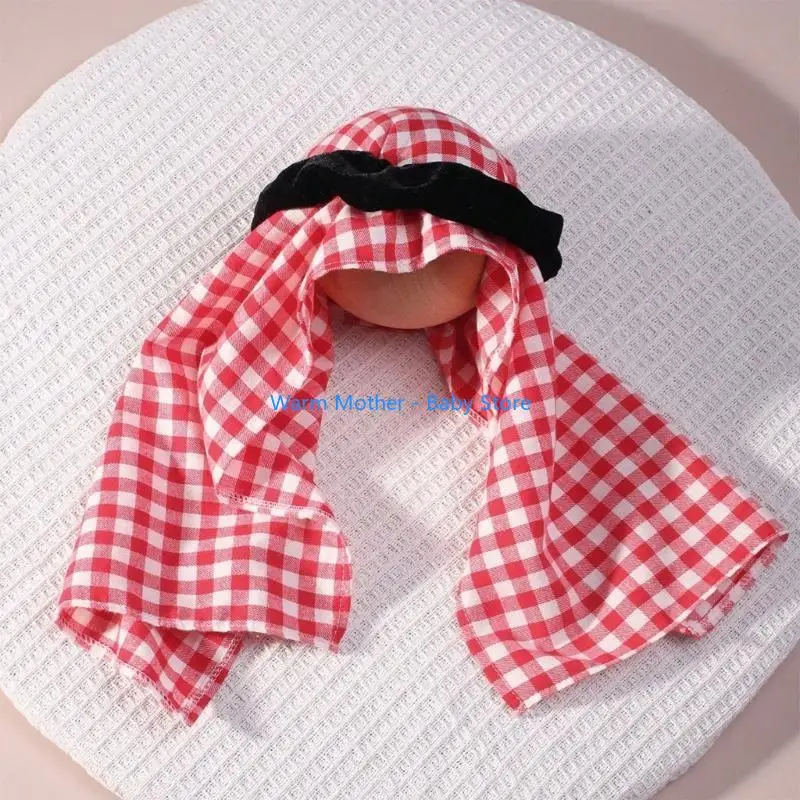 ملابس التصوير الفوتوغرافي لحديثي الولادة في الشرق الأوسط للأولاد مستلزمات التصوير الفوتوغرافي رداء الرأس 57QE