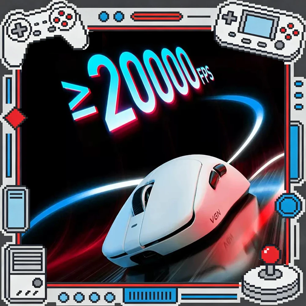 VGN Dragonfly 3 Master Edition Wireless Mouse Dual Mode Connection PAW3950 Extreme Sensor Game Mouse Double 8K Rate Of Return