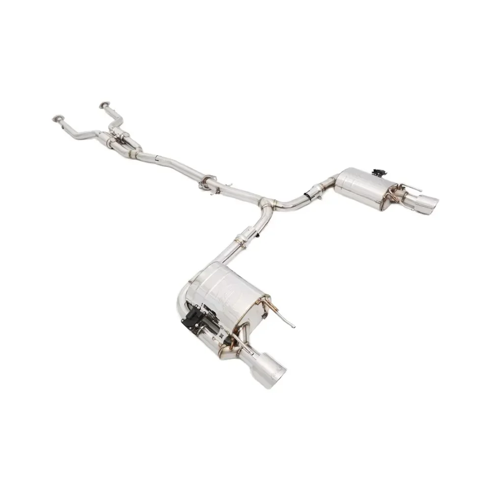 

For NX300 Stainless Steel Catback Exhaust for Lexus NX200/NX300 2.0T Leakproof Smoking Weight Loss Tailpipe 2.5 Valve