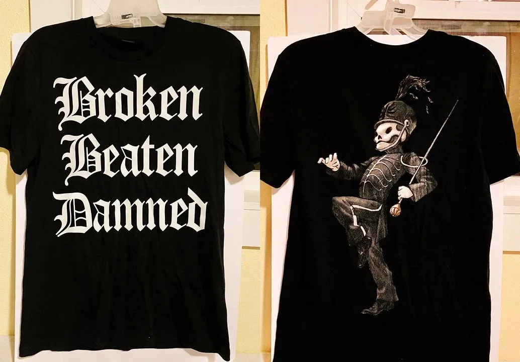2025 Tour MCR Broken Beaten Damned Shirt My Chemical Romance Black Parade