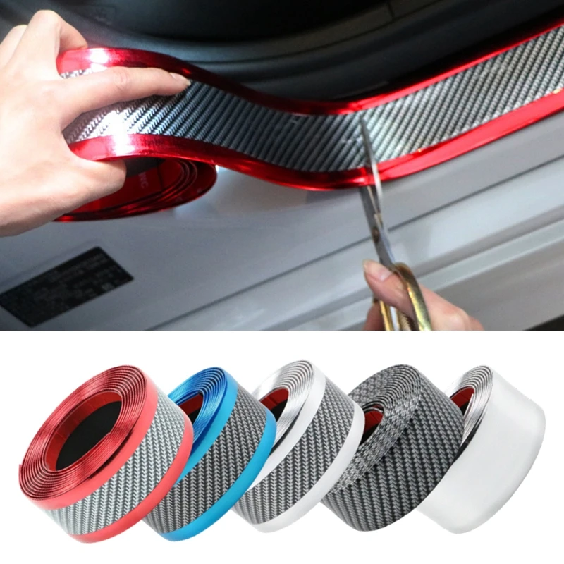 Car Door Protector Guard Stickers Car Threshold Strip DIY Door Sill Protector Edge Guard Rubber Strip Protection Stickers