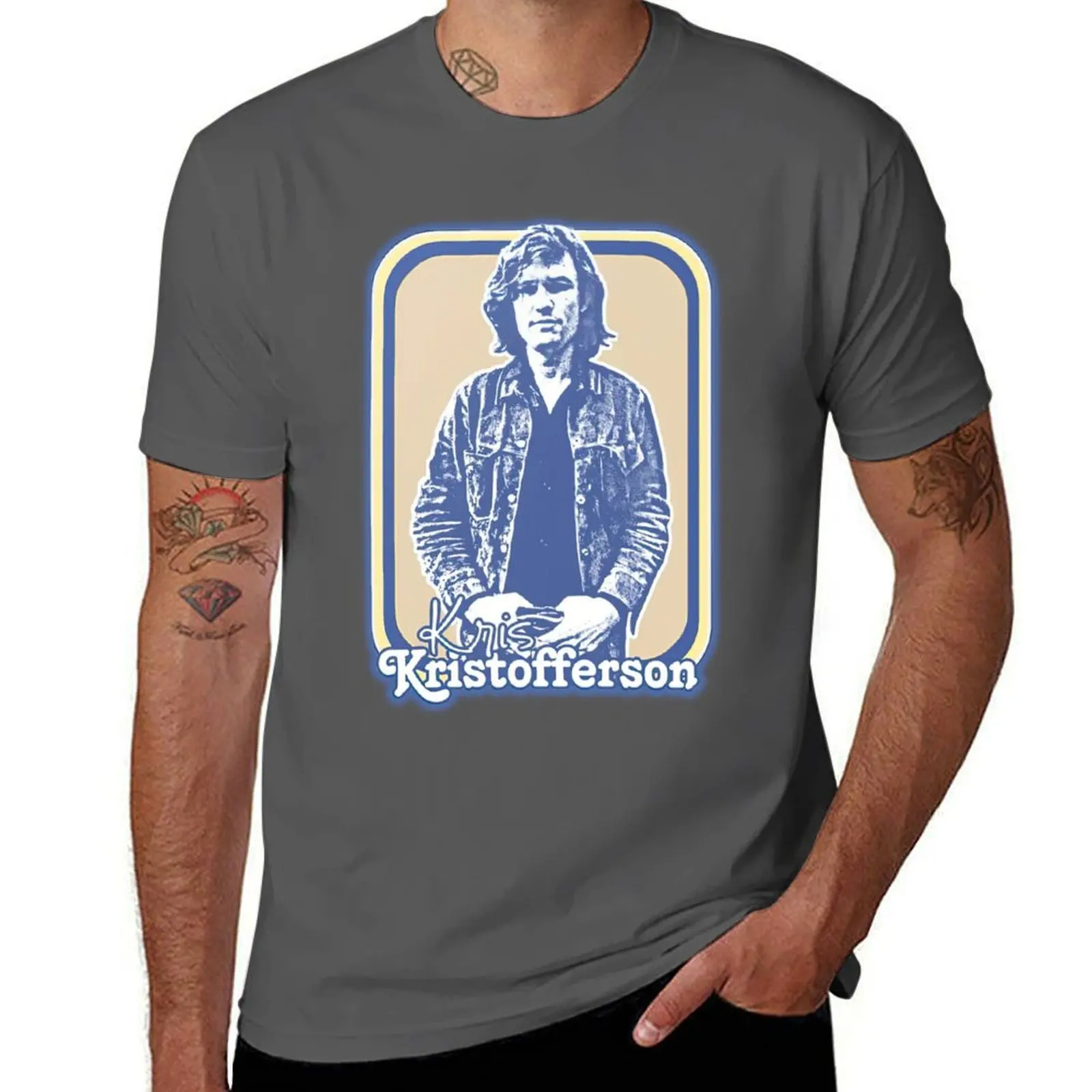 

Retro Young Kris Kristofferson T-Shirt man t shirt cotton t shirts for man cotton funny funny t shirts cotton T-Shirt