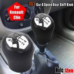 Brand New Gear Bar Knob Head 5 Speed Manual Shift Handball For Renault Twingo Scenic Clio II 2 MK2 Megane Laguna car styling