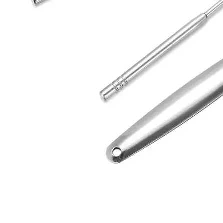 

Dental Kit Tongue Scraper Cleaner for Adults Surgical Grade Professional Eliminate Bad Breath Stainless Steel Metal Tongue Brush