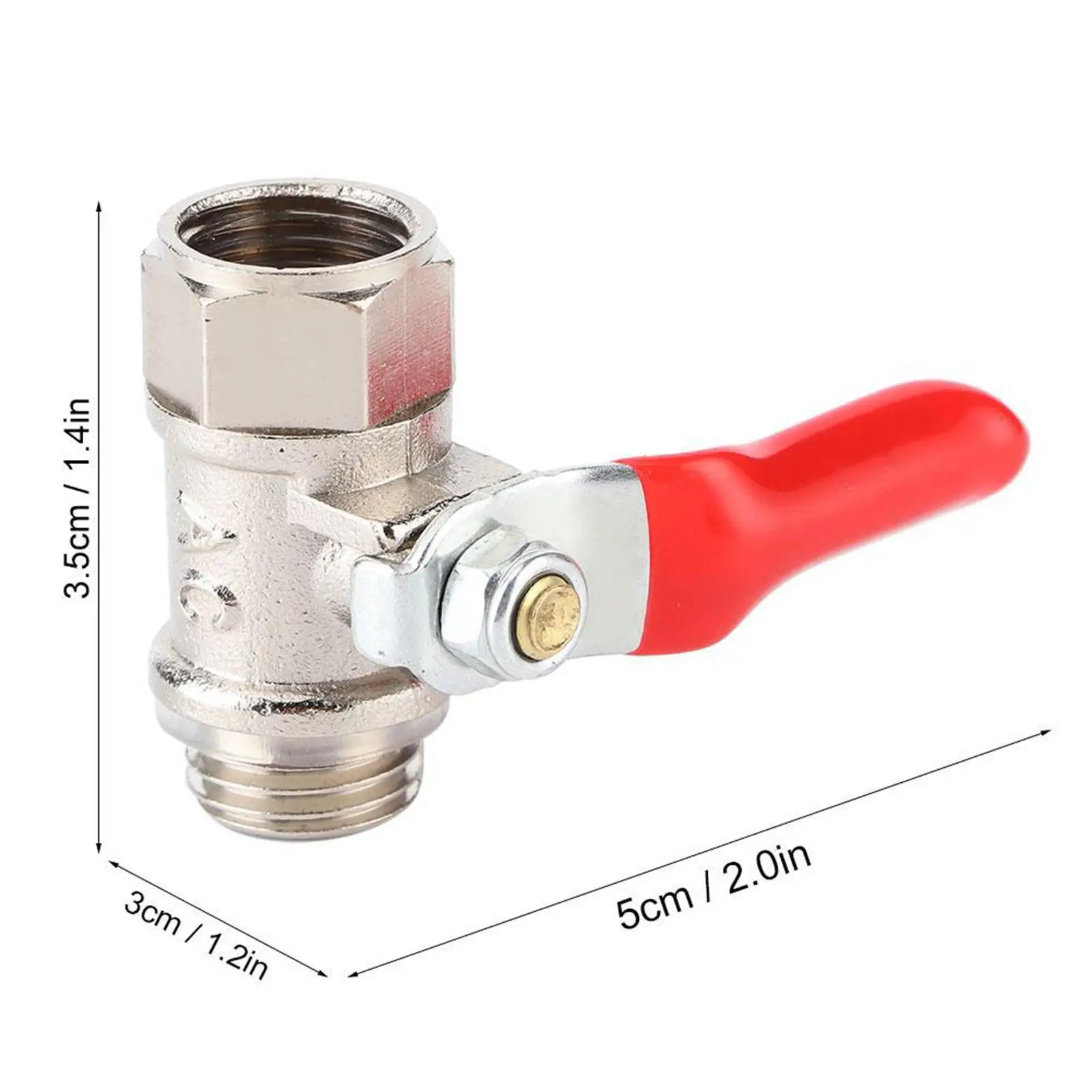 Brass Garden Mist Sprayer Valve Watering Equipment Flow Valve Accessories for Garden Watering Patio Porch Lawn Care 3