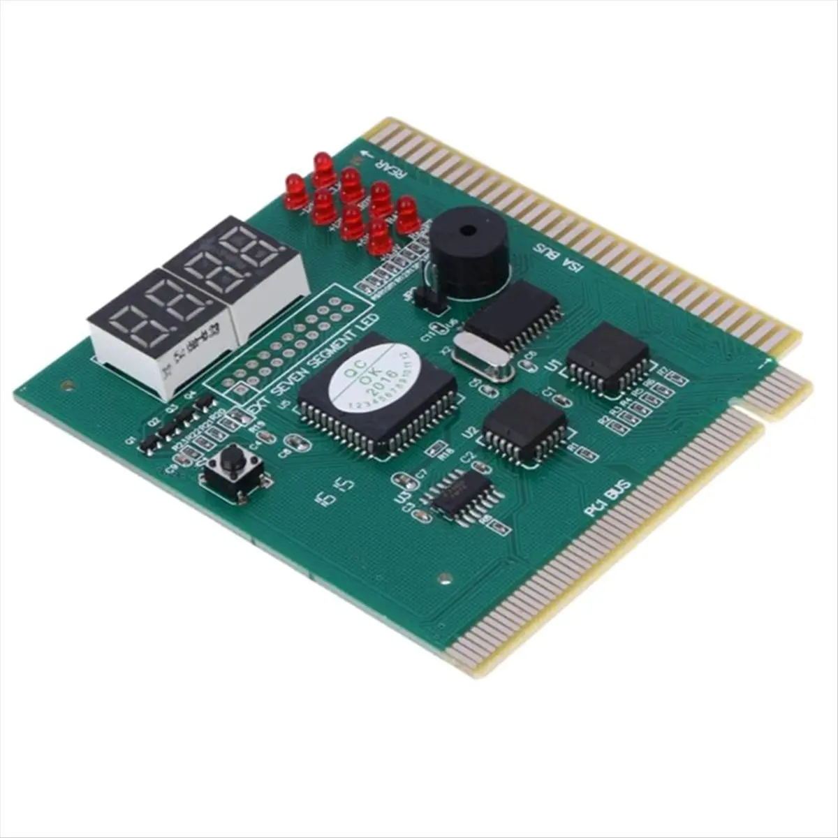 TCE 4 Digit PC Analyzer Diagnostic Post Card Motherboard Tester for ISA PCI Bus Mainboard Computer Motherboard Fault Display