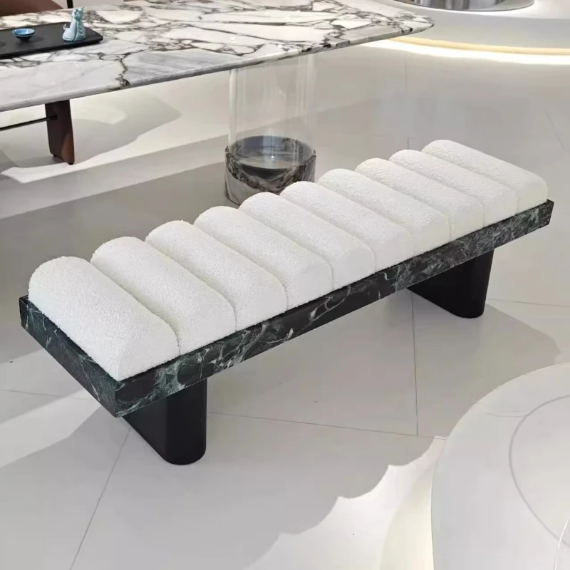 

Modern minimalist designer, marble benches, luxury stone seats, home decoration, living room and hotel bedroom furniture