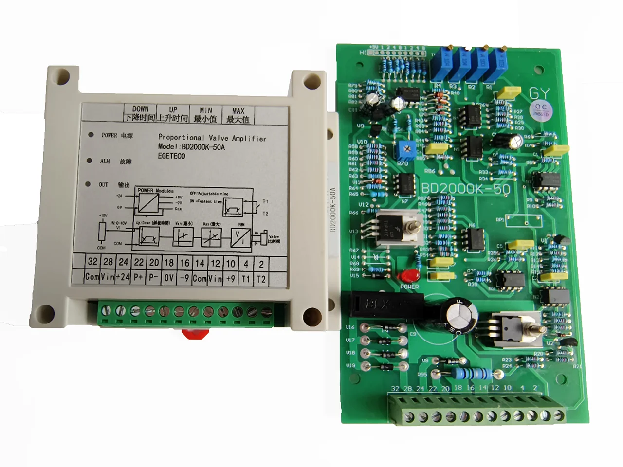 

Контроллер платы усиления пропорционального клапана BD-2000K-50A Новый пропорциональный клапан коробчатого типа Bd2000k-50a