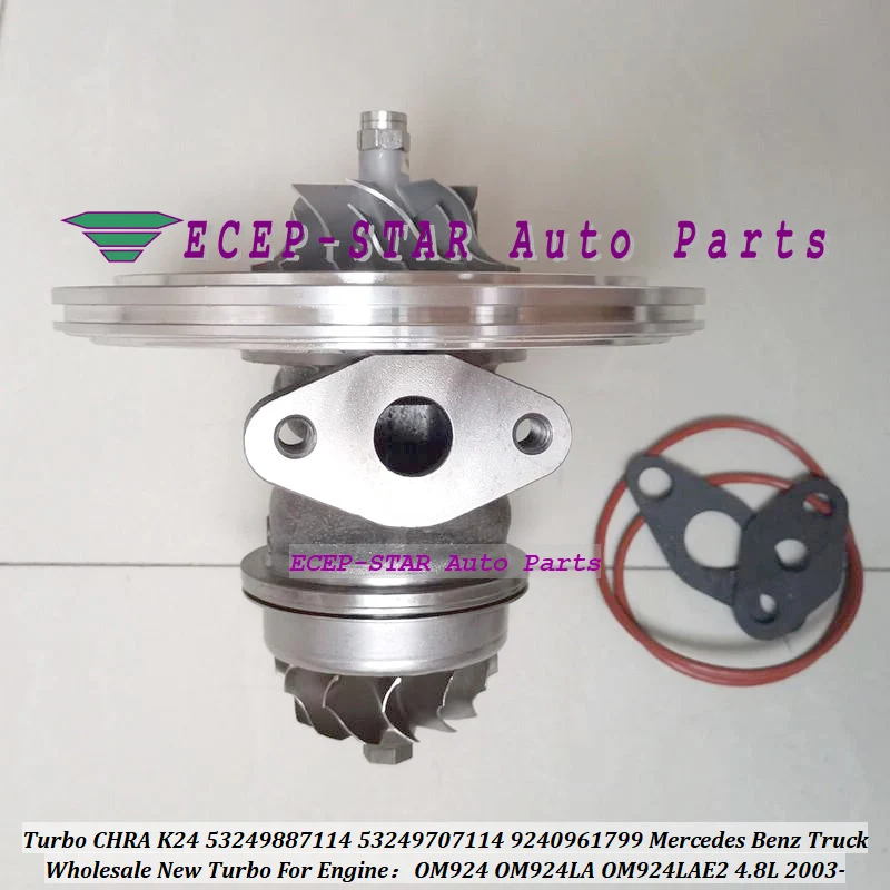 

ww Turbo Cartridge CHRA K24 53249887114 53249707114 53249707107 For MERCEDES BENZ Truck OM924 OM924LA OM924LAE2 4.8L 9240961799