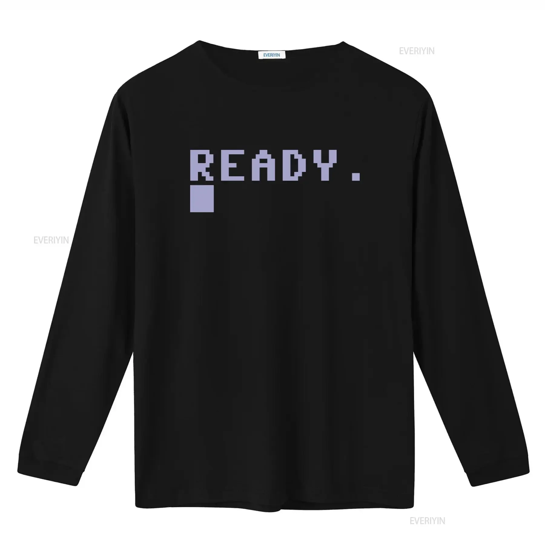 Ready Retro 8 Bit Videogame Commodore 128 Pet Vic 20 Cbm 64 Ibm T Shirt vintage Washed fashion Soft Unisex Breathable