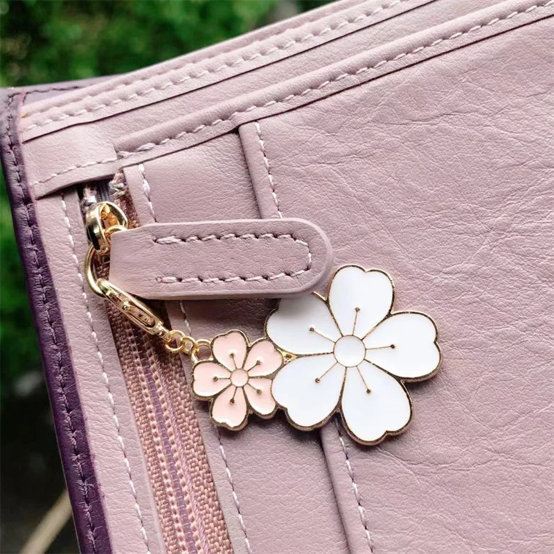 New Sakura zipper head for Journal Notebook Pearl Pendant Organizer Decoration Cute Planner Accessories