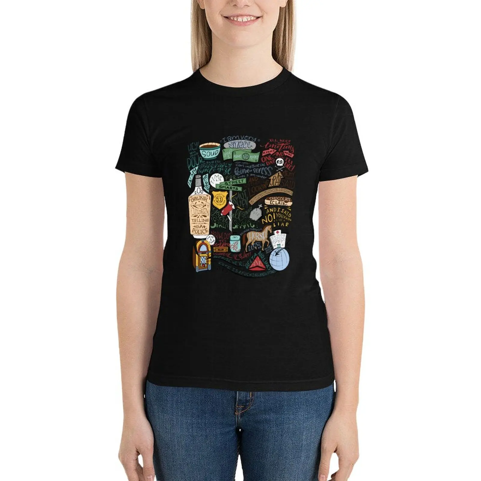 (Colorized) John Mulaney Quote Compilation T-Shirt hippie clothes plus size tops tops luxury designer clothing Women