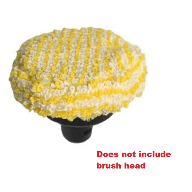 ABUD-Steam Mops غطاء وسادة فرشاة مستديرة كبيرة لسلسلة Karcher Easyfix SC ملحقات منظف البخار 4 عبوات