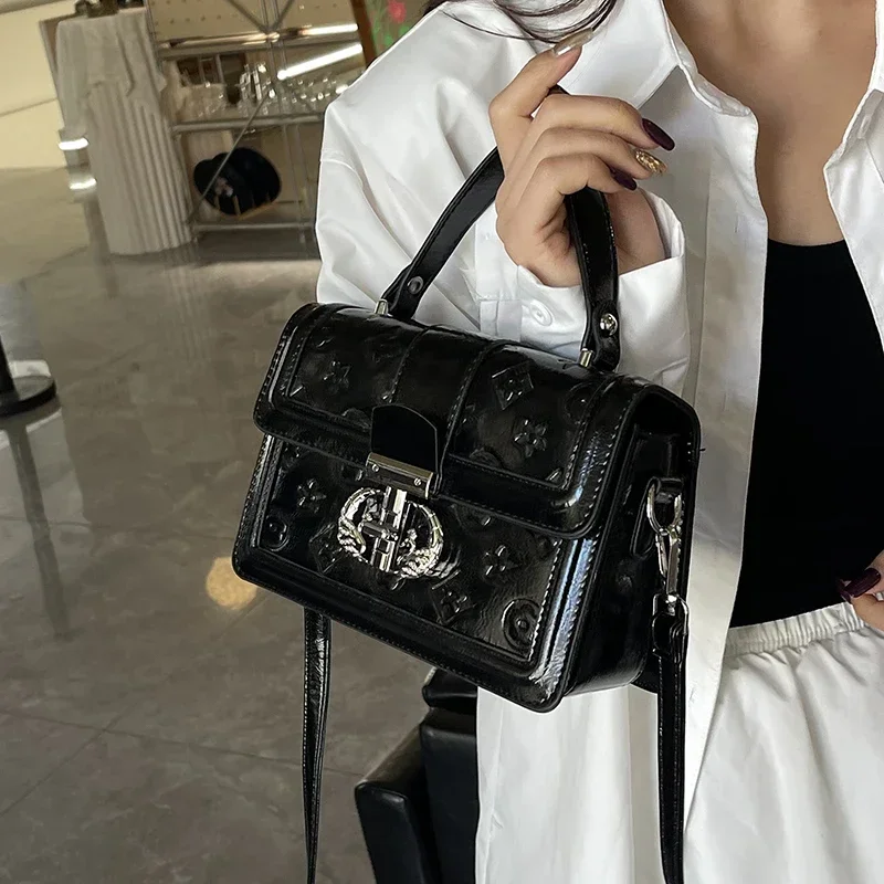 

Elegant Women Shoulder Bag Genuine Leather From Luxury Brand Famous Designer Classic Popular Ladies Handbag