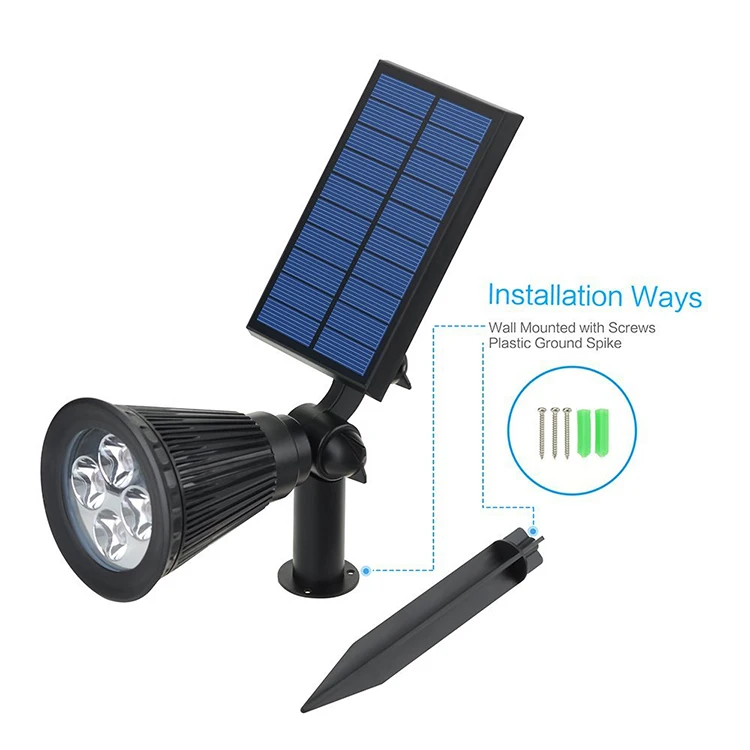 ex-factory price high quality spot LED solar ear lawn light outdoor waterproof garden