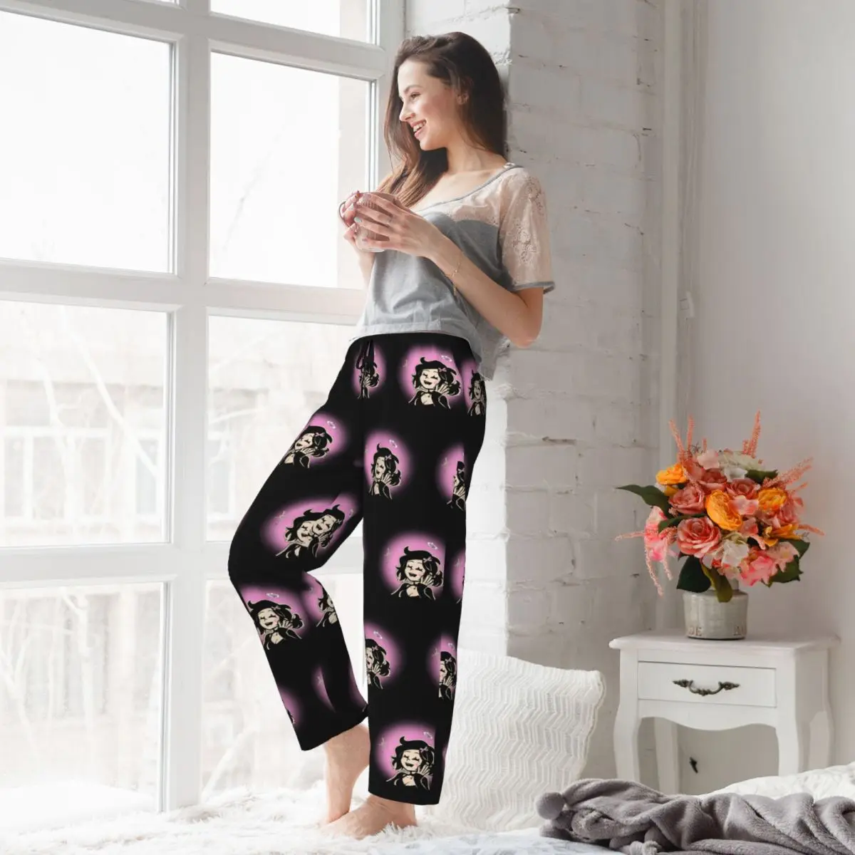 Custom The Coffin Of Andy And Leyley Pajama Pants Women Ashley Lounge Sleep Drawstring Sleepwear Bottoms with Pockets view 6
