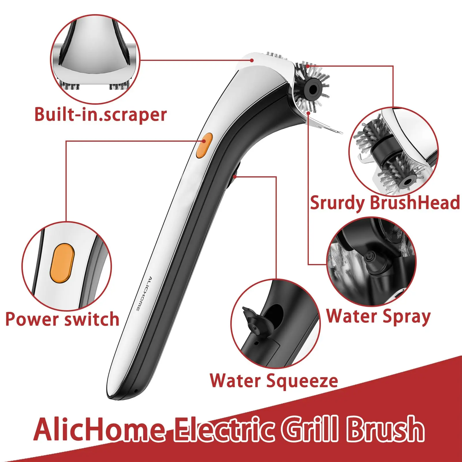 Thumbnail 3 - #8 Trending Grill Scrapers Right Now