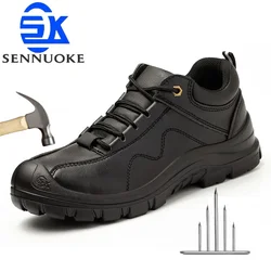 Men Safety Shoes Lightweight Steel Toe for Work forWorkers Work Wear Industrial Boots Man Protection for the Foot