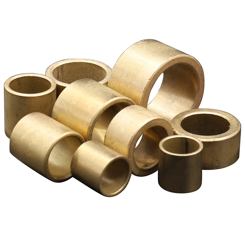 5pcs Copper Base Bushing Inner Diameter 4 5 6mm Copper Sleeve for Powder Metallurgy / Wear Sleeve for Oil Bearings