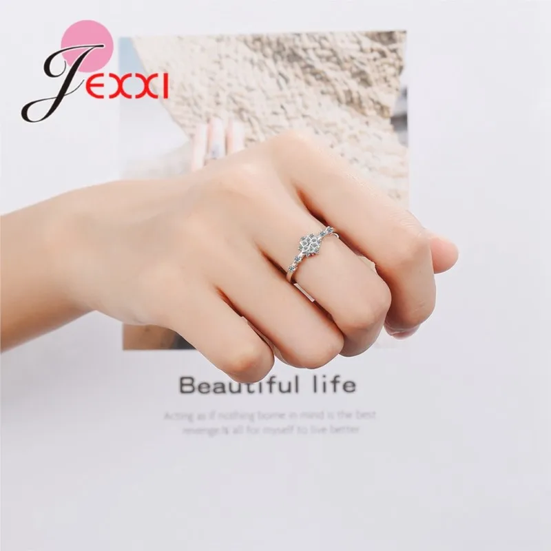 New Arrival Trendy 925 Sterling Silver Lycoris Index Finger Rings Adjustable For Woman Lady Girls Fashion Jewelry Fast Shipping