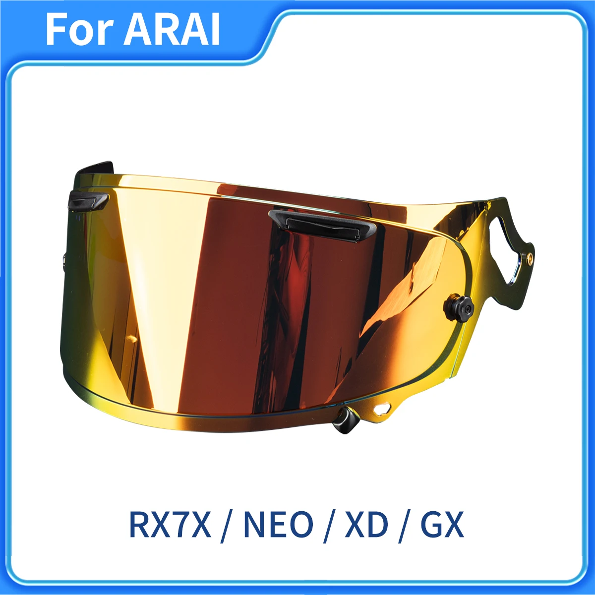 

Для мотоциклетного шлема ARAI RX7X-NEO-XD, защитные очки с козырьком, ночное видение, вместимые многоцветные гальванические линзы «Аврора»