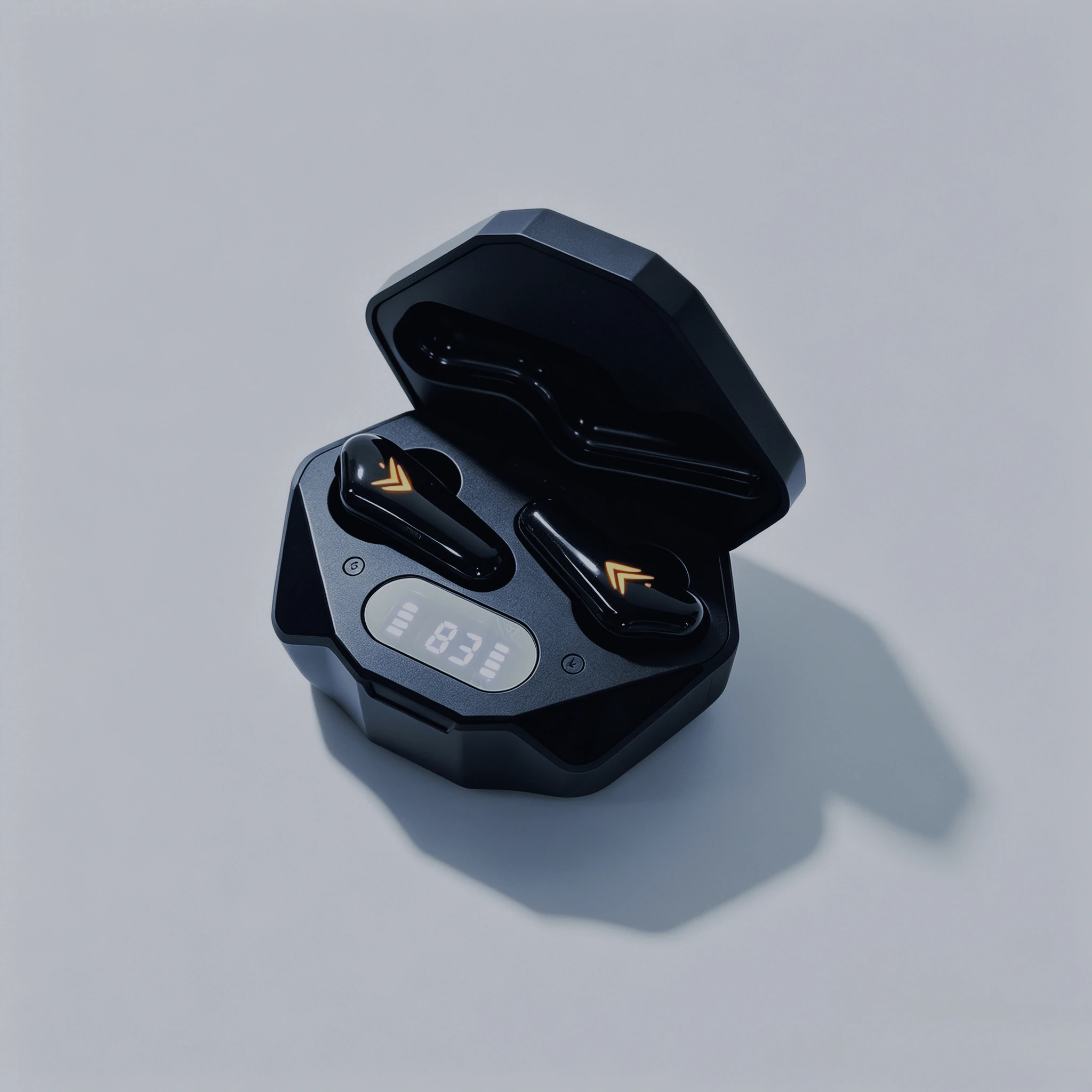 Fones de ouvido intra-auriculares sem fio TWS 65ms de baixa latência Fones de ouvido fone de ouvido Bluetooth 5.4 para jogos com microfone