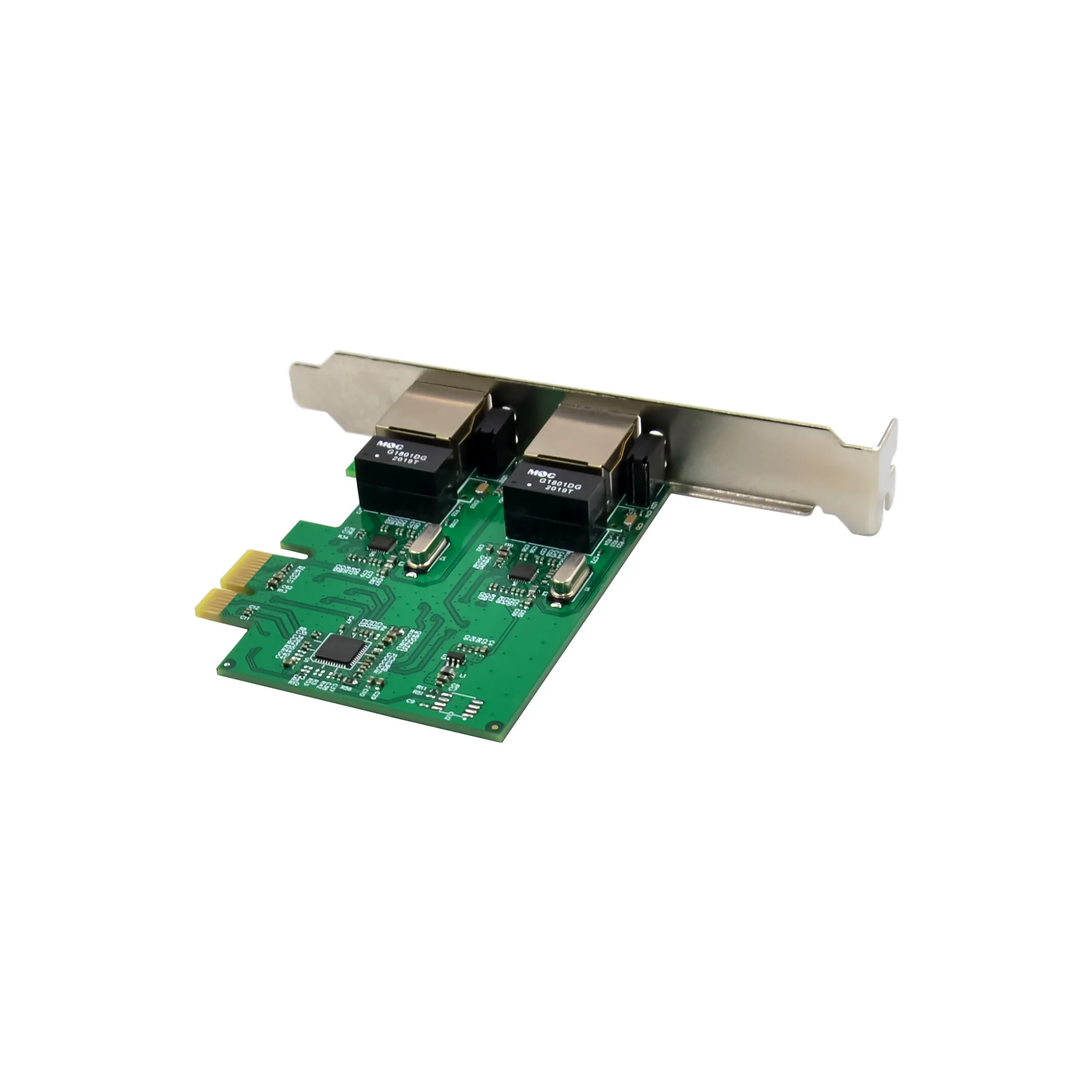 SUNWEIT ST7244 PCIe X1 Dual-RJ45 Gigabit Ethernet NIC con scheda di rete cablata esterna RTL8111H per server in magazzino