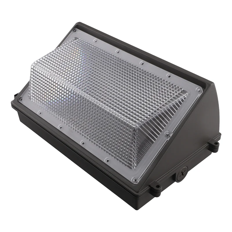 غلاف إضاءة LED للحائط، مصابيح حائط LED خارجية 120 فولت لمواقف السيارات والمستودعات والمصانع والمنزل (غطاء المصباح فقط)-AT64
