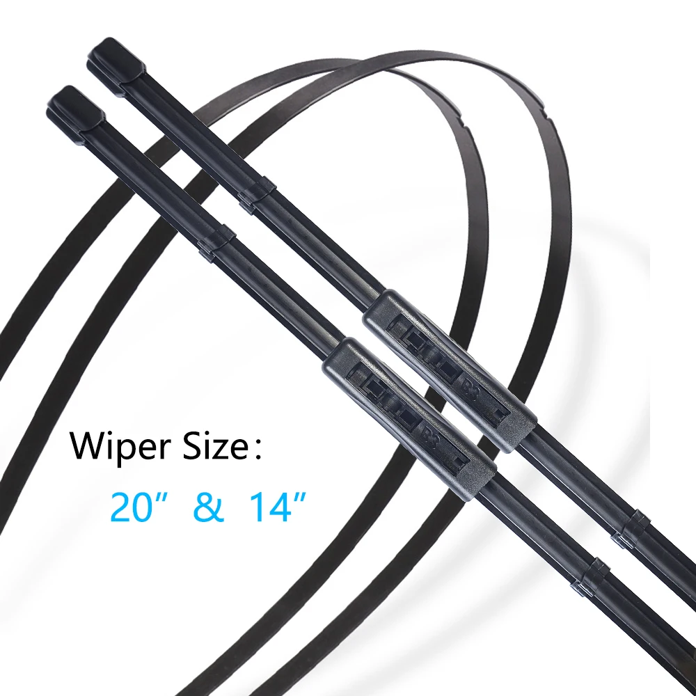 For Renault Twingo 3 III MK3 2015~2023 Front Wiper Blades Cutter Window Windshield Windscreen Brushes Replacement Car Accessorie