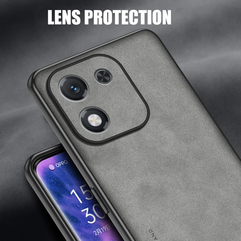 Honor X70i用ケース、レンズ保護ラムスキンレザーシェル、X60i X60 GT X60 Pro X60用TPUソフトバンパー耐衝撃カバー