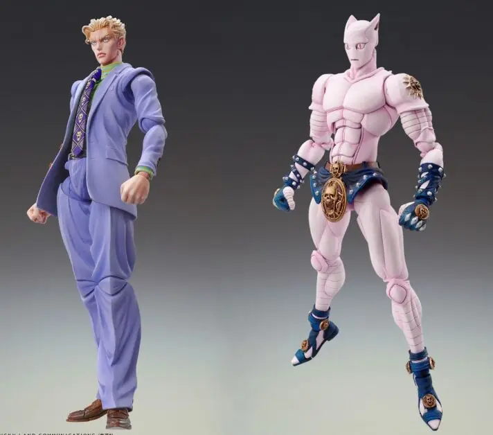 Original Medicos Kira Yoshikage Killer Queen model  bizarre adventure action figure toy