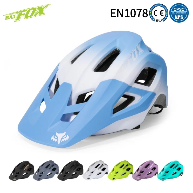

BATFOX Bike Helmet Adjustable head circumference Certified by CE/EN1078 Women Men Road MTB Bicycle Helmets Cycling Sports Gear