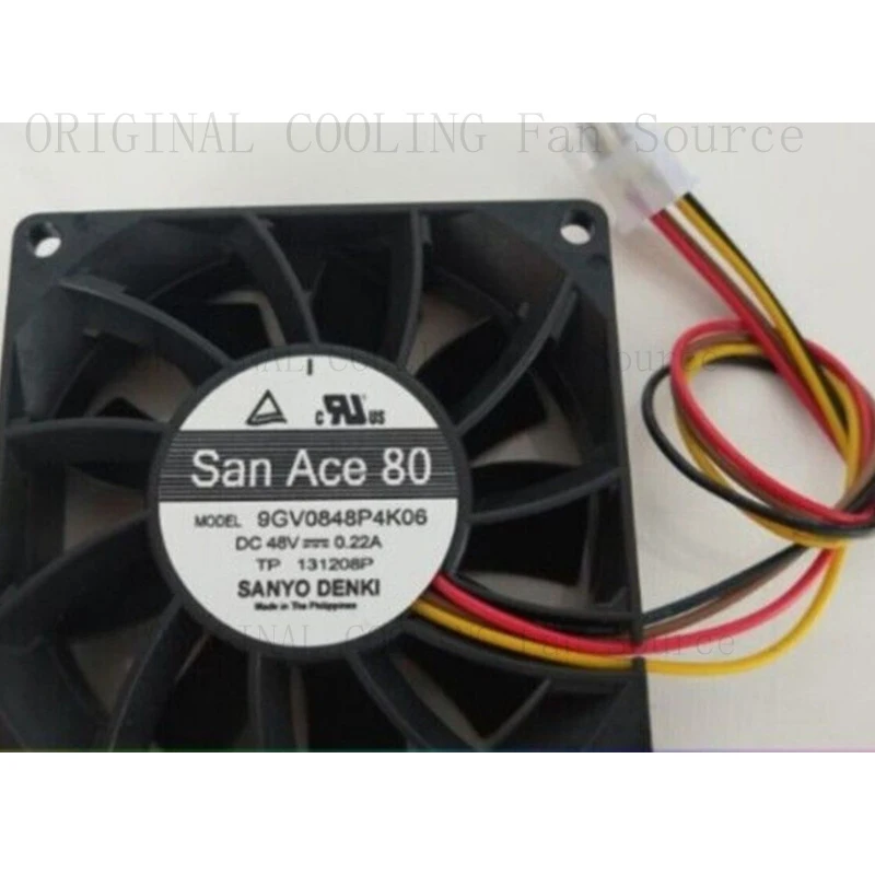 B  3Three-piece  set  FOR Sanyo9GV0848P4K06cooling fan48V 0.22A 4Line9GV0848P4K06New Product