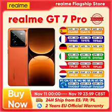 Realme GT 7 Pro Smartphone 5G version Global Snapdragon 8 Elite 6,78 ''120Hz pantalla OLED ecologica 120W SUPERVOOC 50MP camara NFC GPS